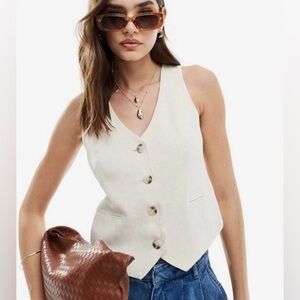 Women's Cream Vest